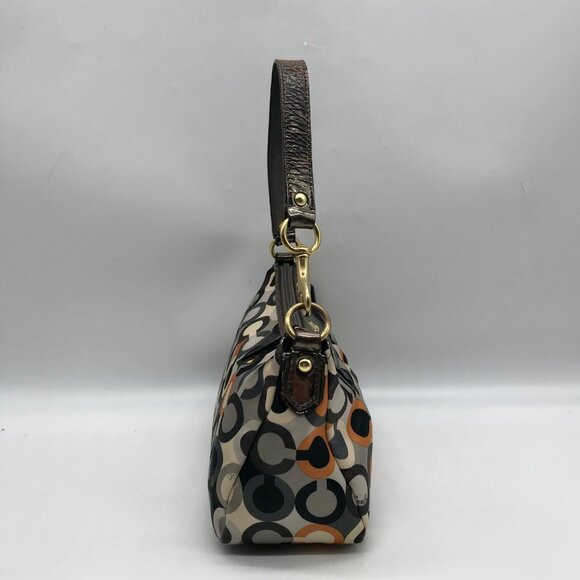 Coach Multicolor Sateen Madison Graphic OP Art Mini Bag 41997 - Picture 4 of 11